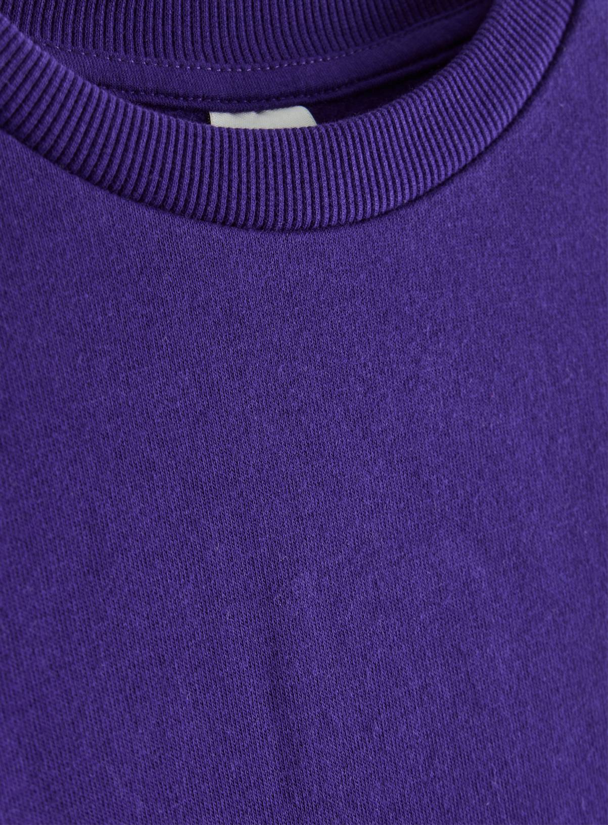 2 Pack Bright Purple Crew Neck Sweatshirts 7 years - Image 2